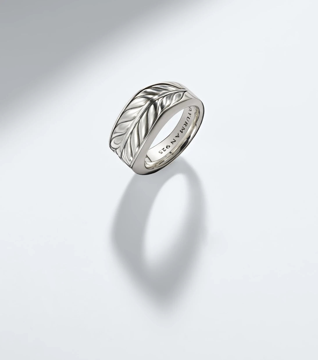 David Yurman - Chevron sterling silver ring