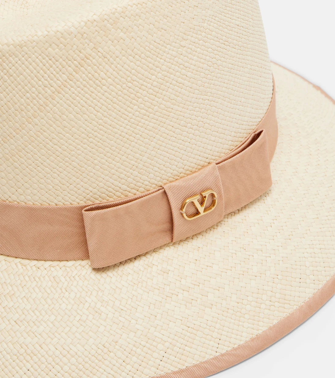 Valentino - VLogo straw Panama hat