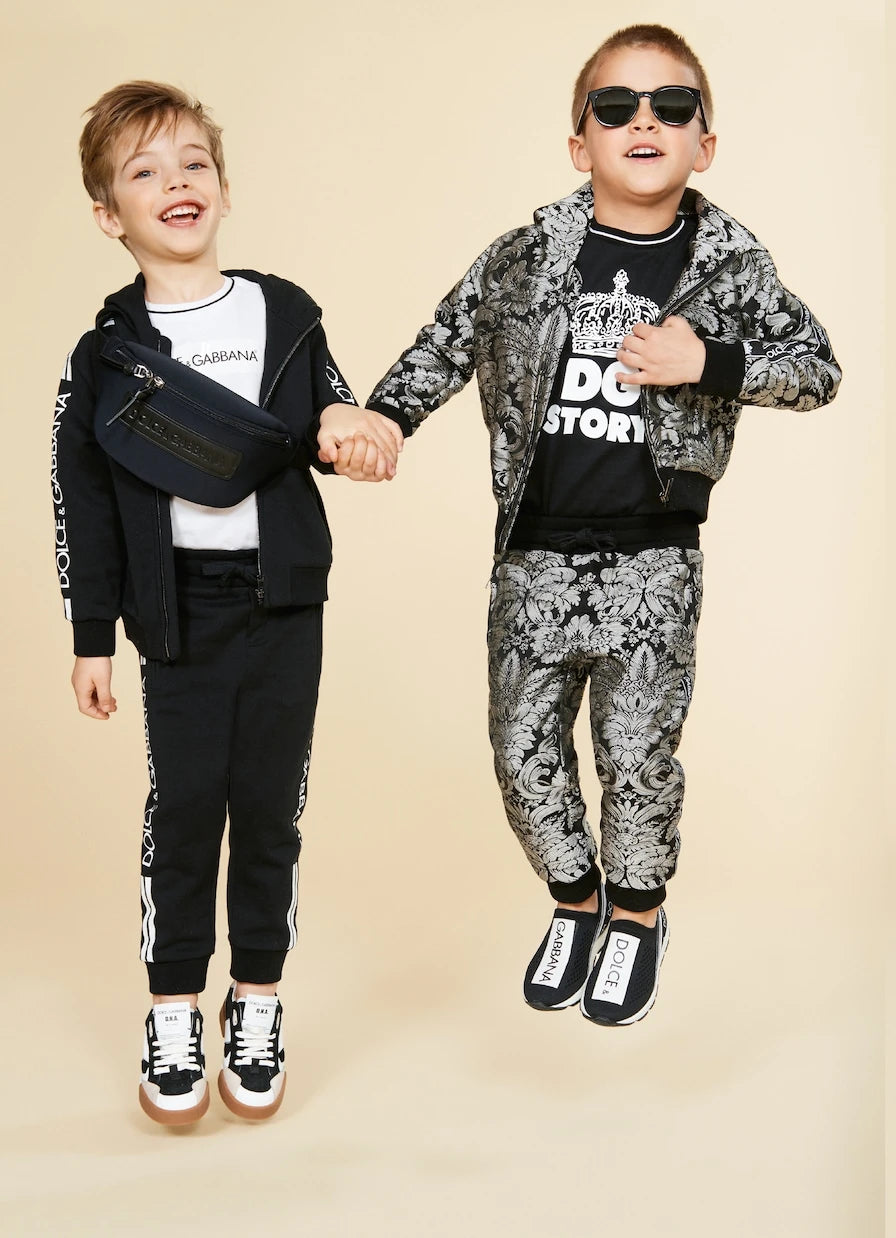 Dolce&Gabbana Kids - Sorrento mesh sneakers