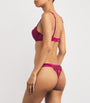 Maison Lejaby Purple Bold Tanga Thong