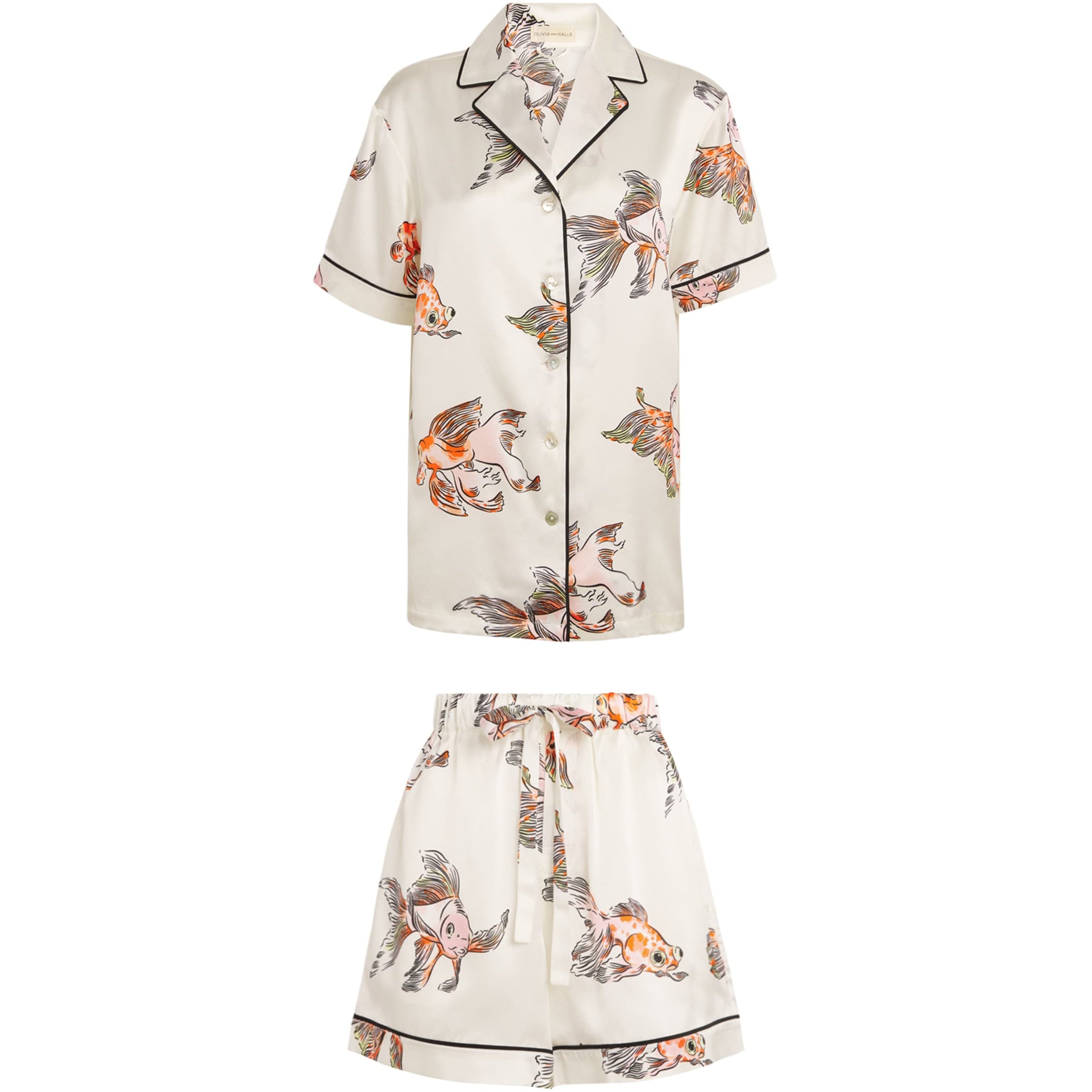 Olivia von Halle Multi Silk Ingo Cora Pyjama Set