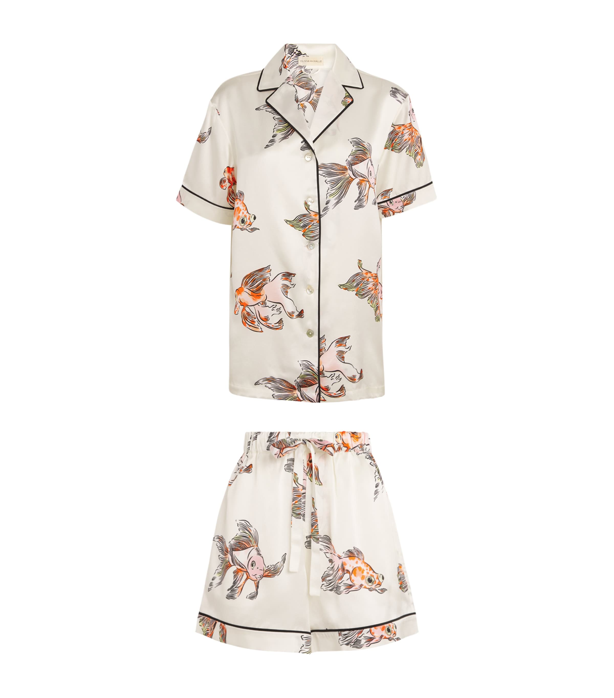 Olivia von Halle Multi Silk Ingo Cora Pyjama Set