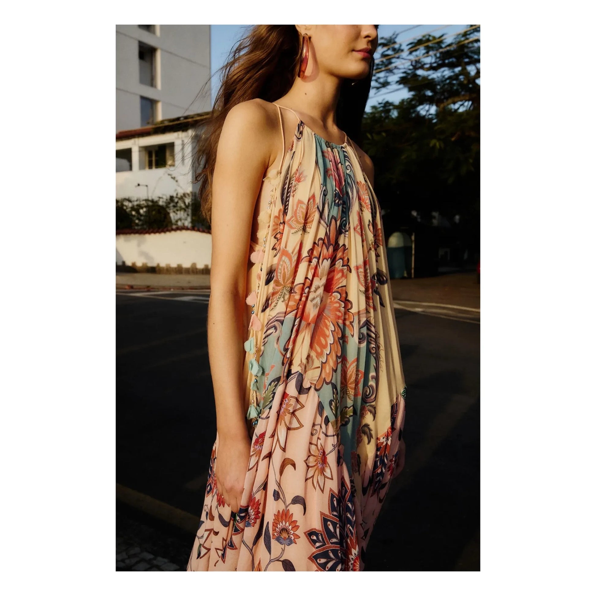 Farm Rio - Boho dress Delhi | Pink