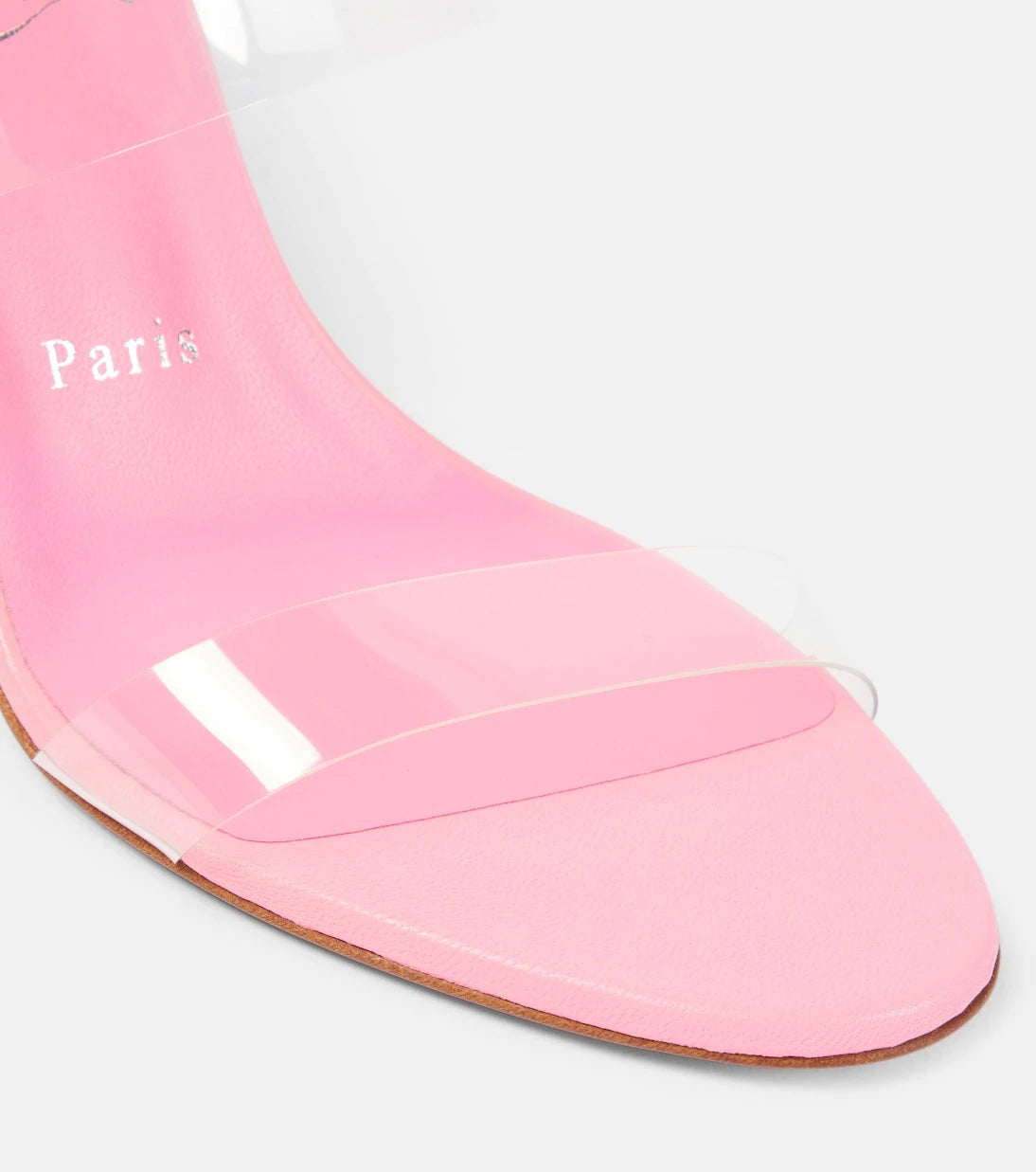 Christian Louboutin - Just Nothing 85 PVC mules