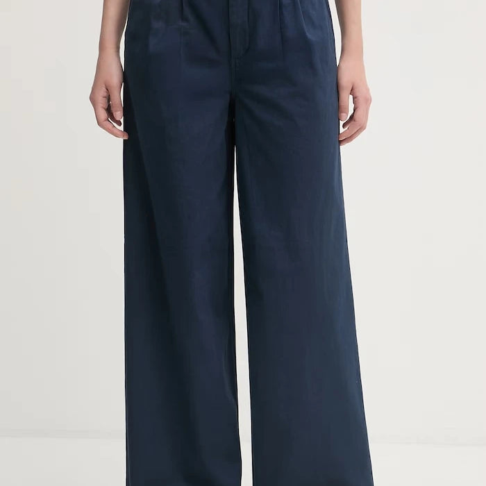 U.S. Polo Assn. Kadın Pamuklu Pantolon FULL LENGTH WIDE LEG