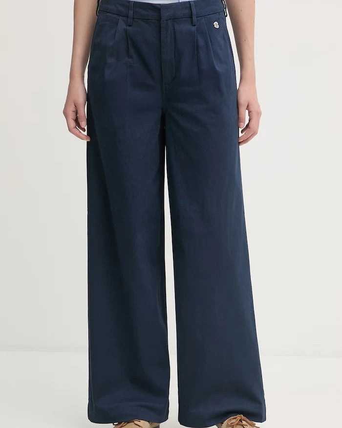 U.S. Polo Assn. Kadın Pamuklu Pantolon FULL LENGTH WIDE LEG
