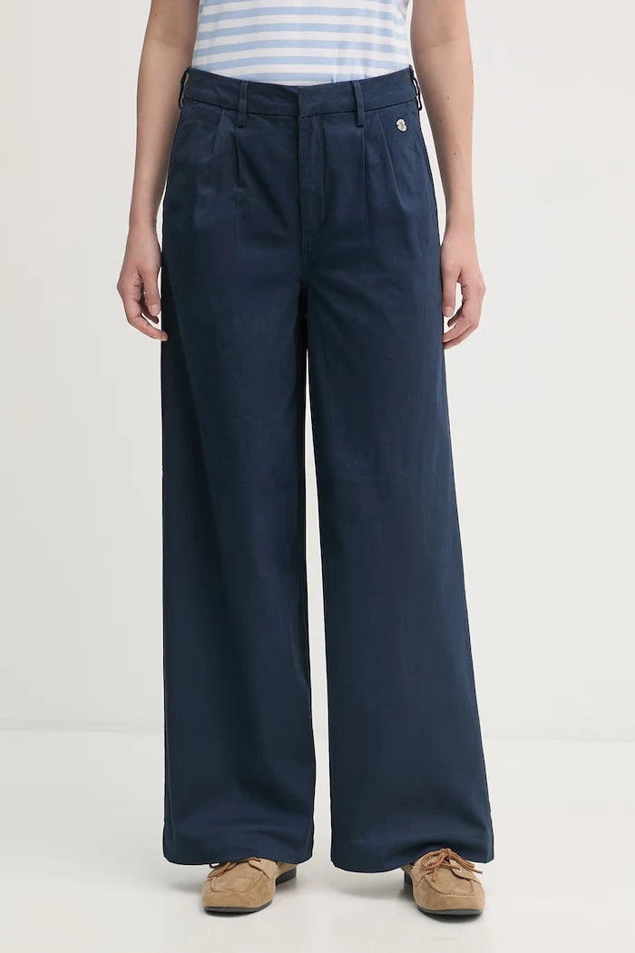 U.S. Polo Assn. Kadın Pamuklu Pantolon FULL LENGTH WIDE LEG
