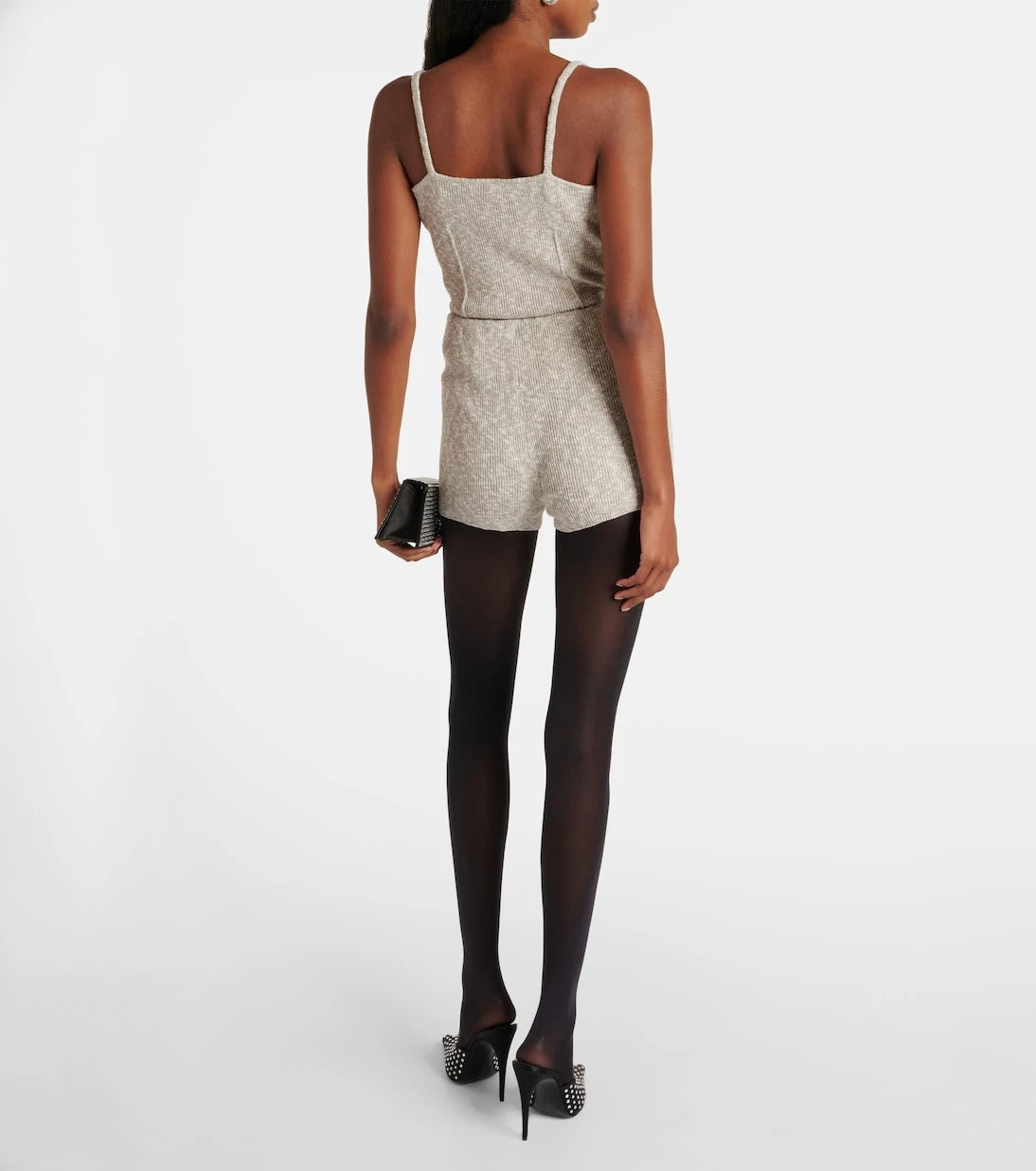 Magda Butrym - Knitted linen and cotton shorts