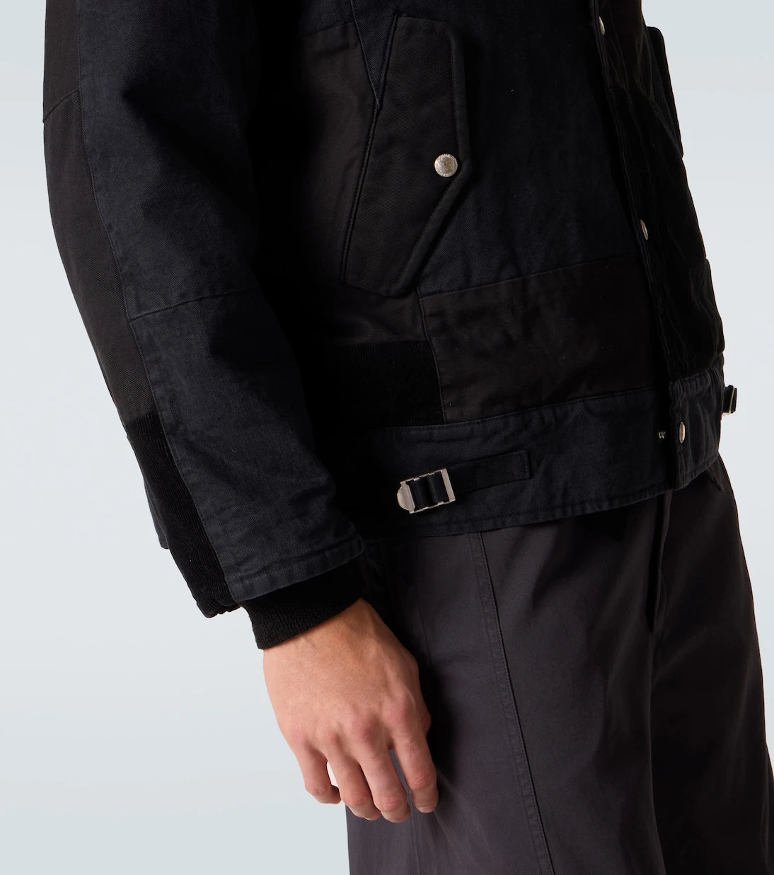 Comme des Garçons Homme - Panelli pamuk Oxford ceket