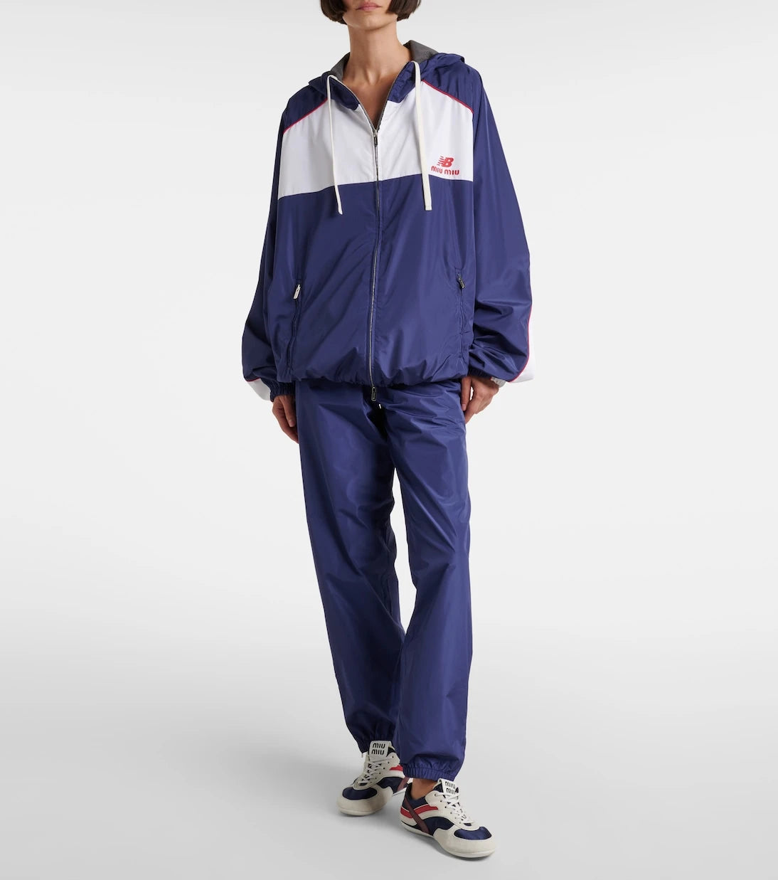 Miu Miu - x New Balance poplin track jacket