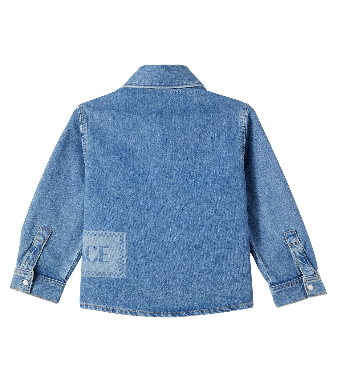 Versace Kids - Logo denim shirt