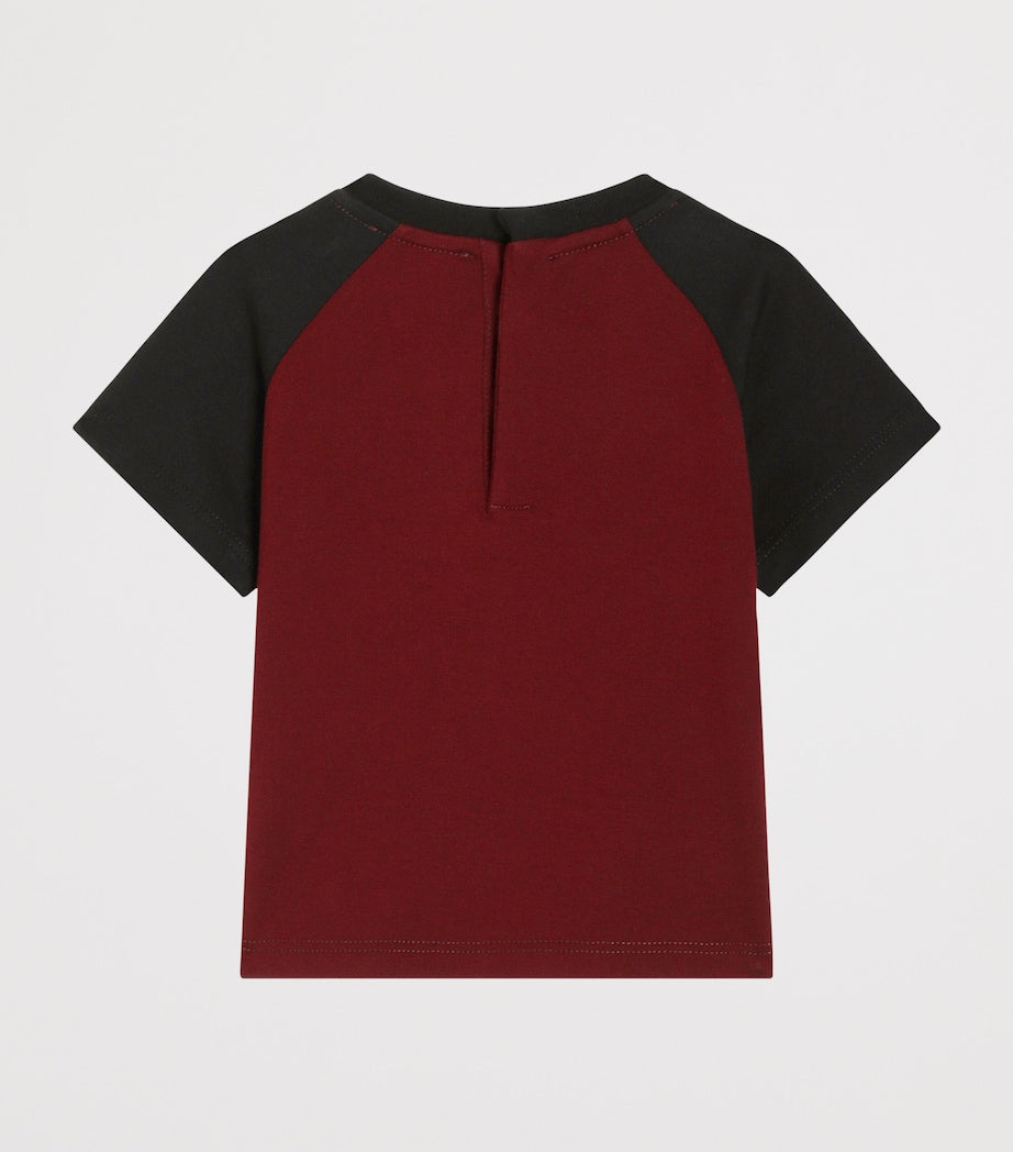 Dolce & Gabbana Kids Cotton Logo Varsity T-Shirt (3-30 Months)