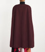 Burgundy Cashmere Monceau Cape