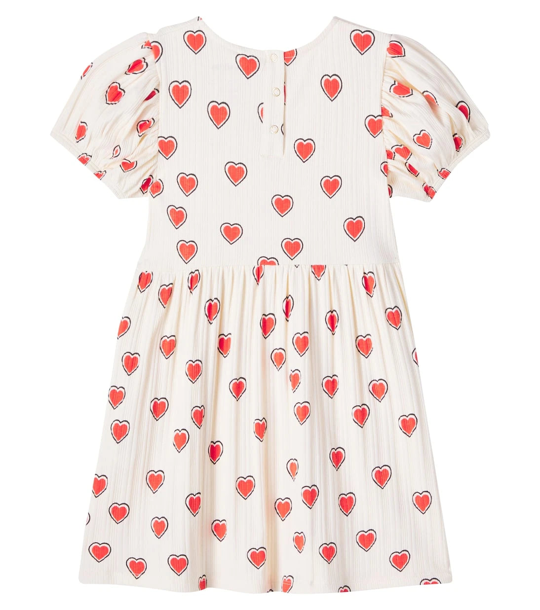 Mini Rodini - Ribbed-knit cotton-blend dress