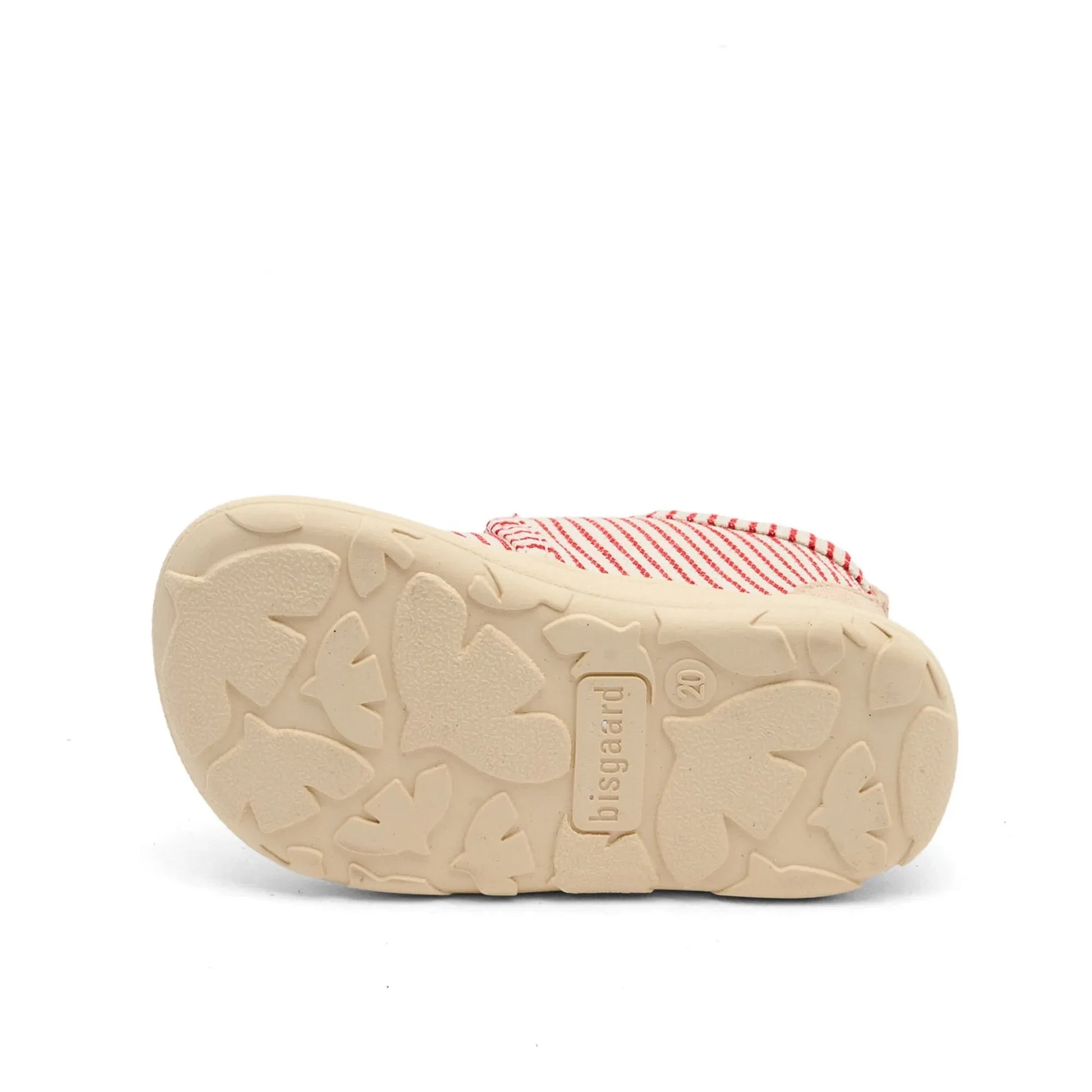 bisgaard - Ladybug Striped Scratch Slippers | Red