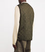 Barbour Green Quilted Zip-In Liner Gilet