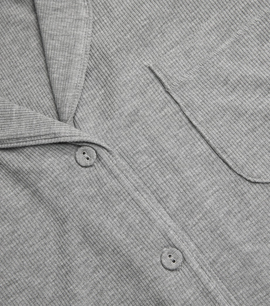 Skims Grey Soft Lounge Short Pyjamas