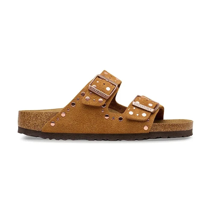 Birkenstock Kadın Düz Taban Süet Terlik