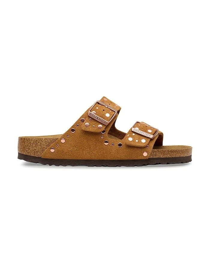 Birkenstock Kadın Düz Taban Süet Terlik