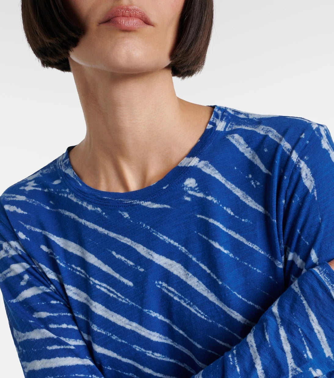 Proenza Schouler - Mia tie-dye cotton jersey top