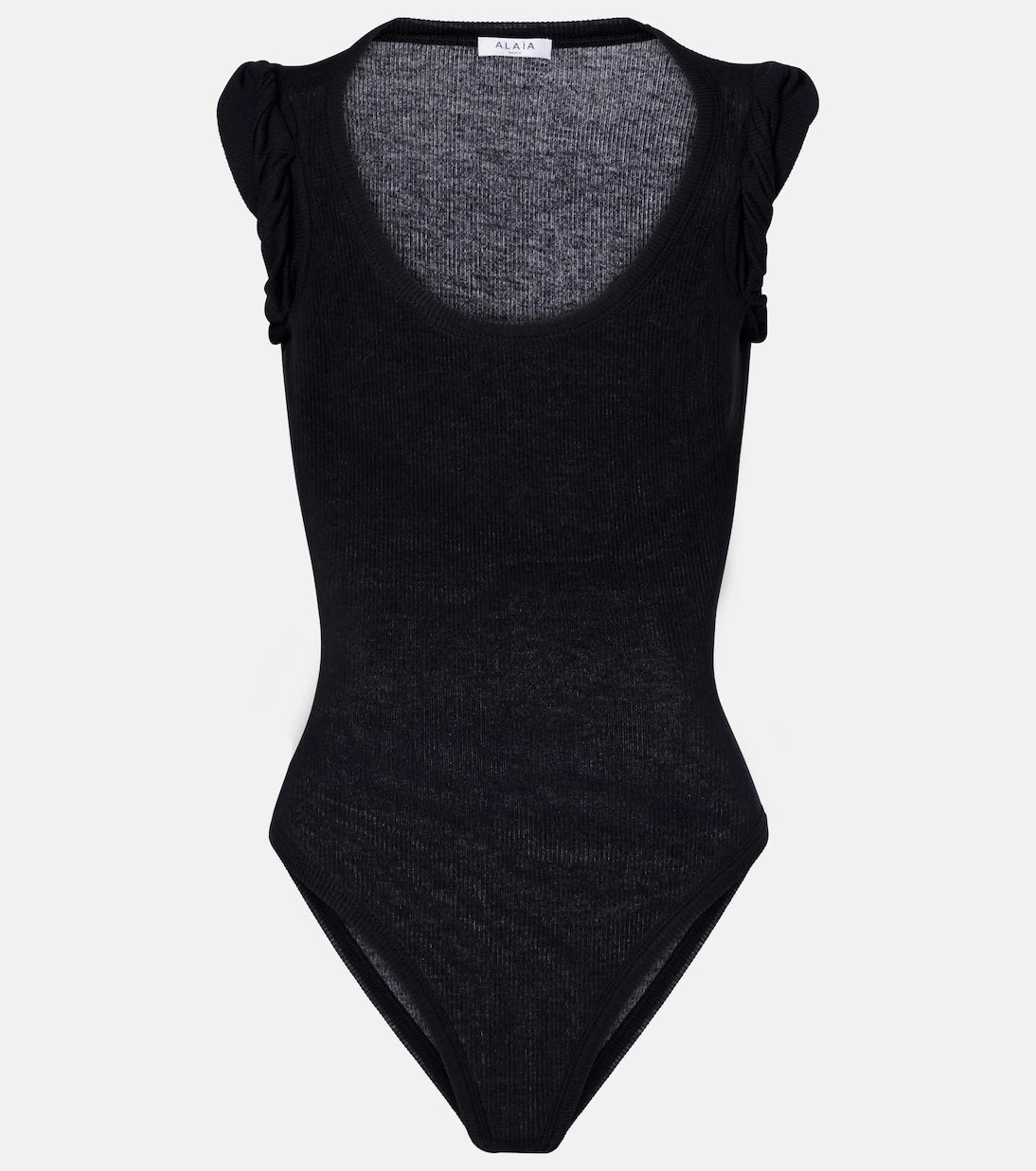 Alaïa - Ribbed-knit bodysuit