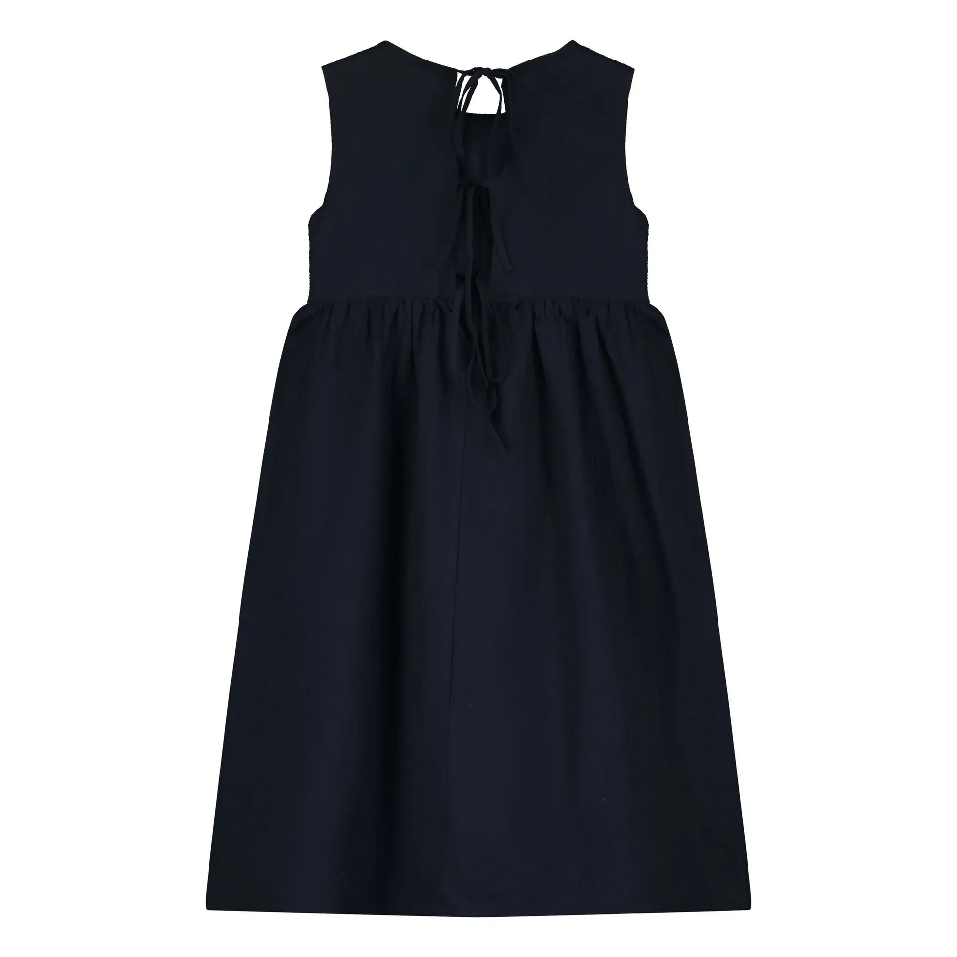 Tangerine - Ruffled midi dress | Dark Blue
