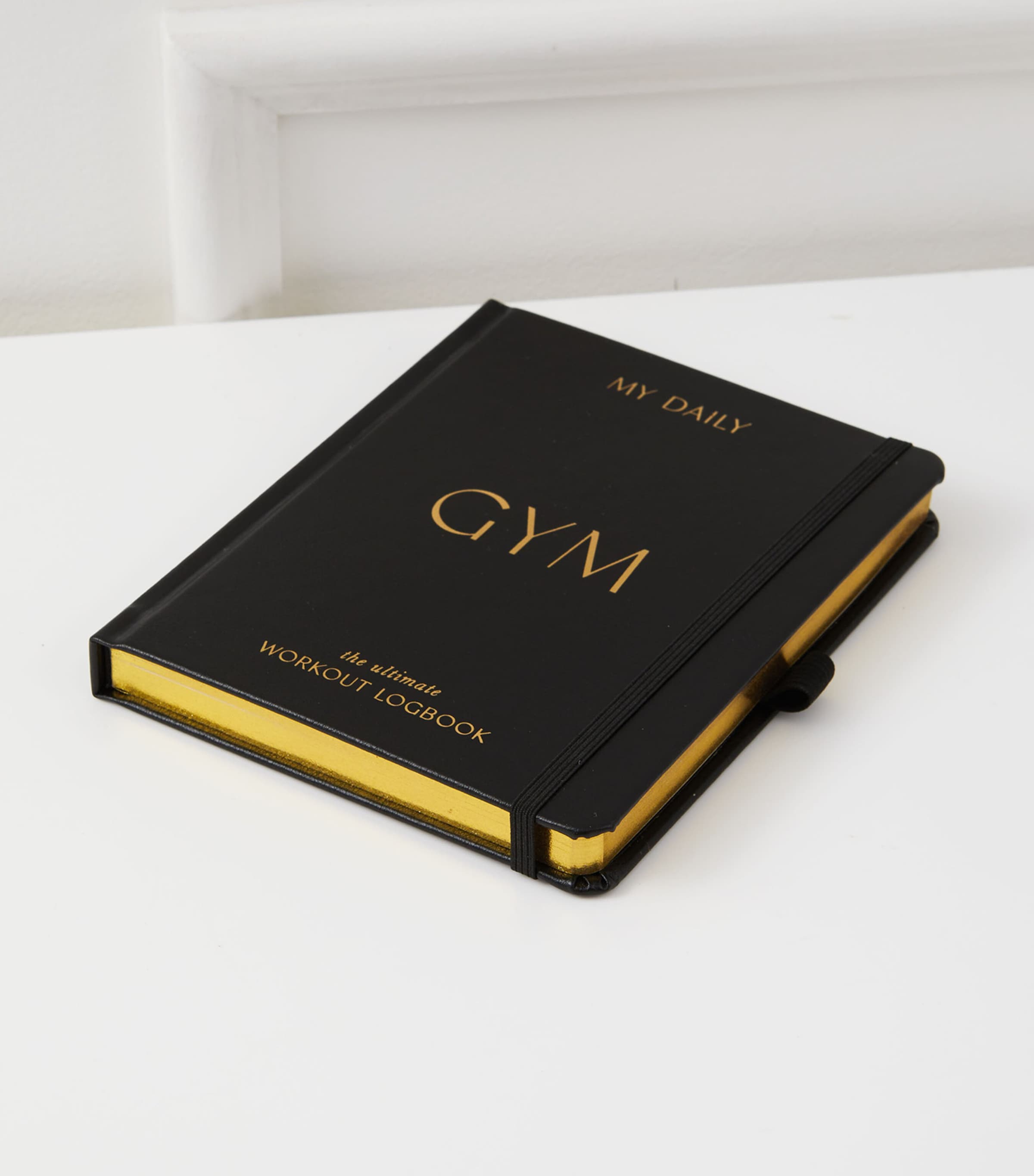 Blush and Gold My Daily Gym Planner: Fitness & Wellbeing Journal
