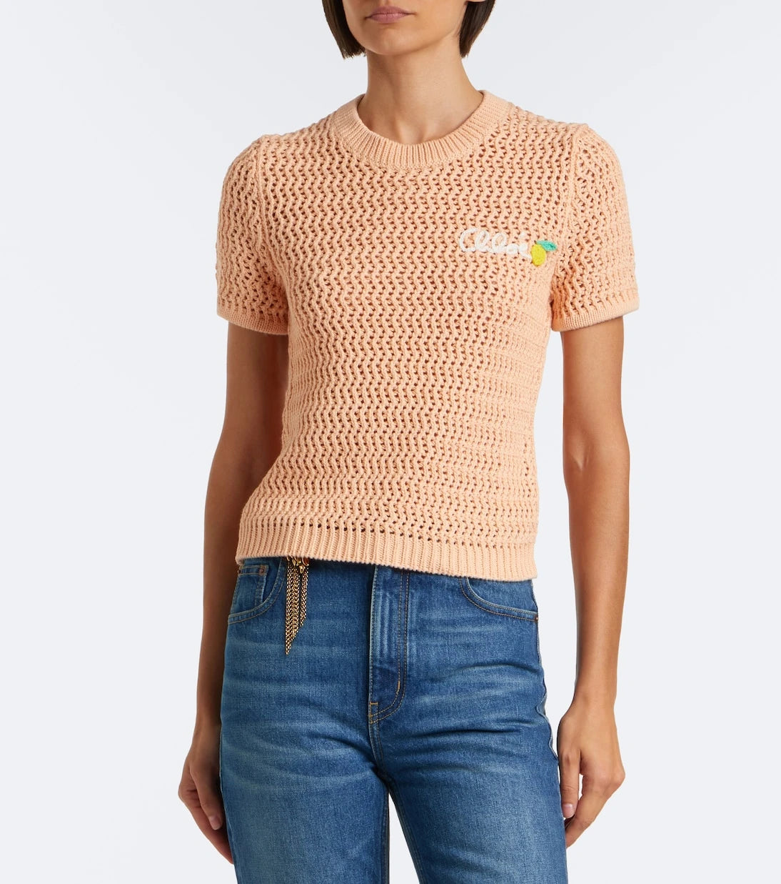 Chloé - Crocheted cotton top