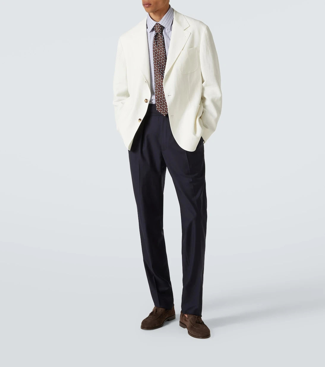 Charvet - Checked cotton poplin shirt