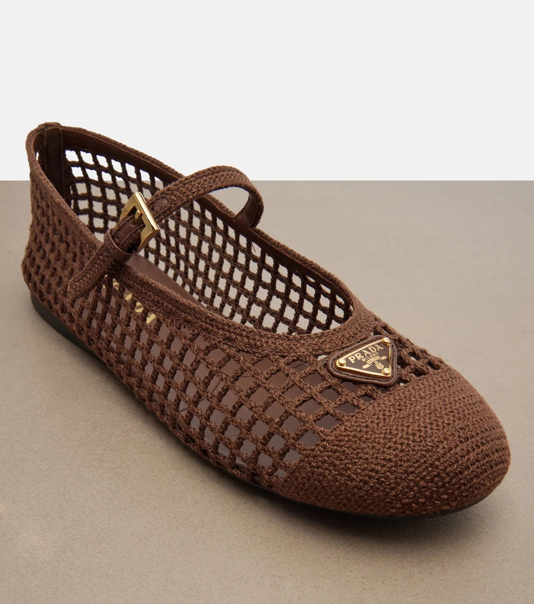Prada - Tığ işi Mary Jane babetler