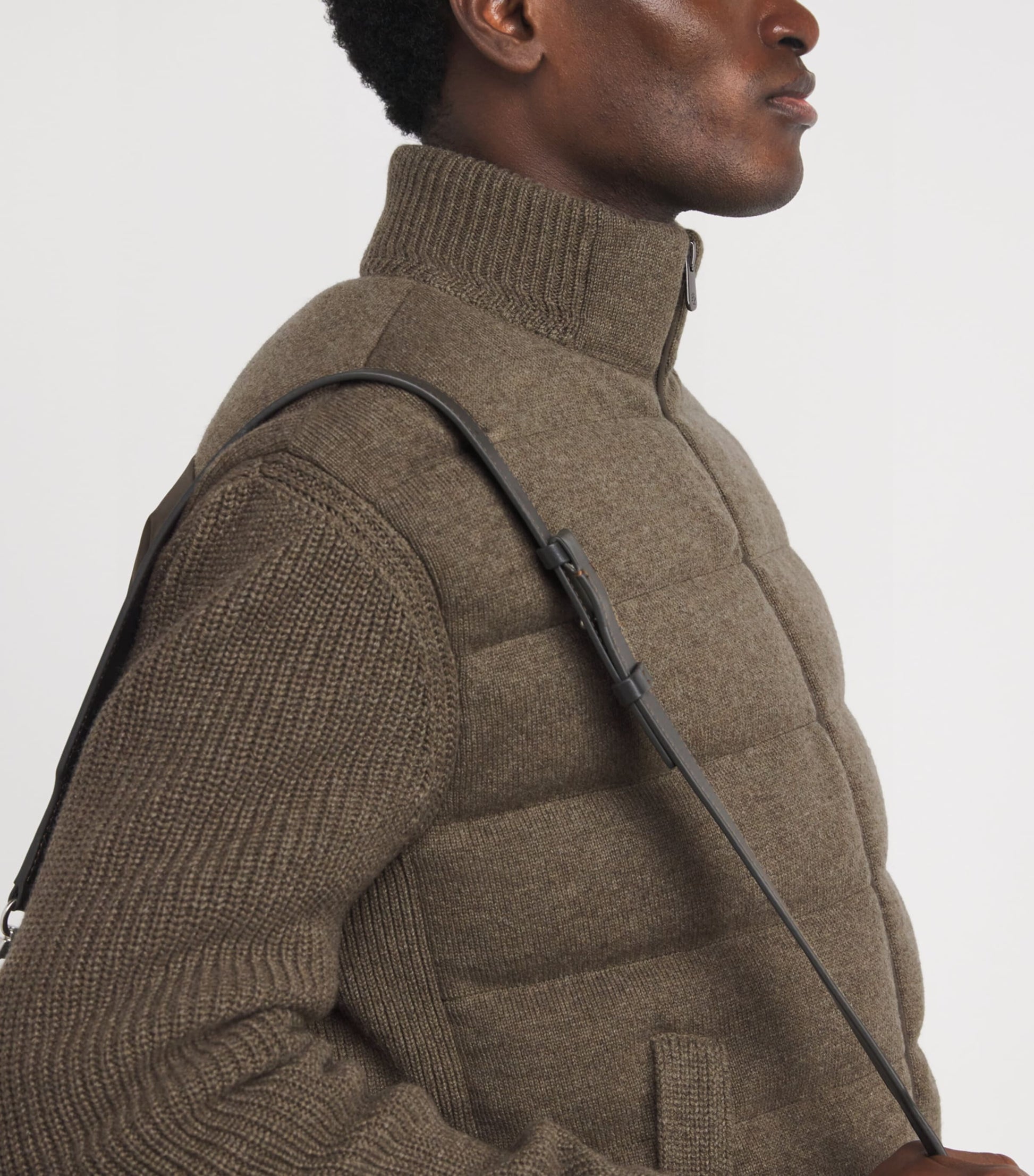 Green Cashmere Down Jacket