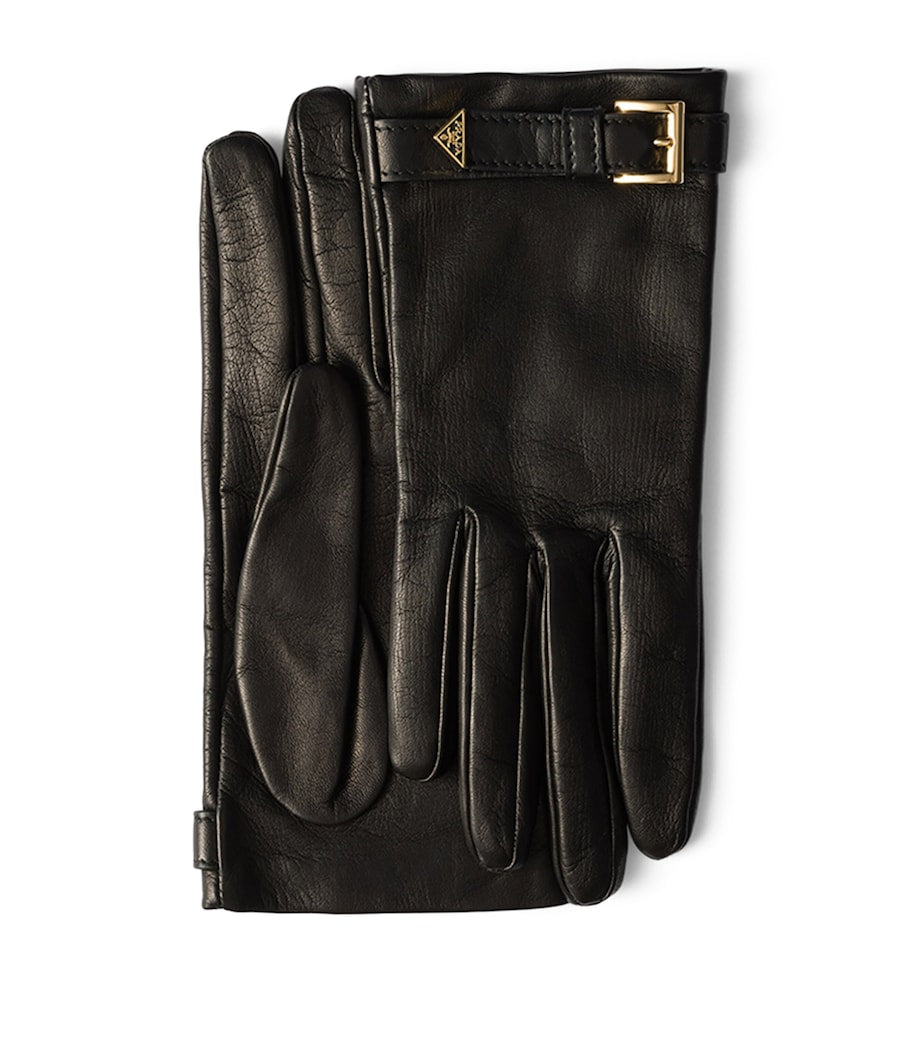 Black Nappa Leather Gloves