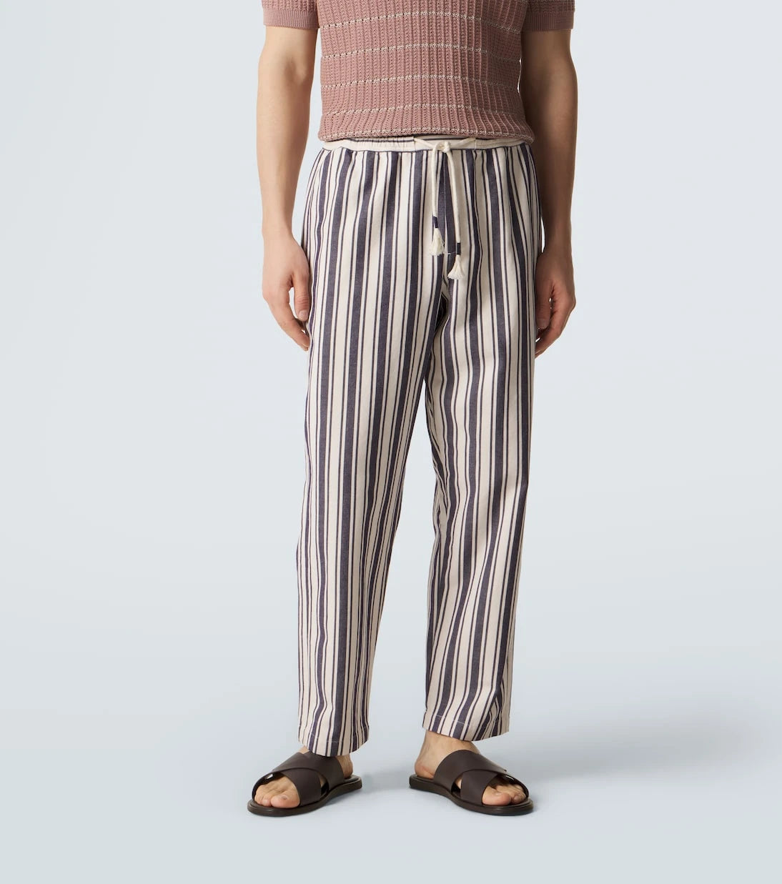 Orlebar Brown - Sonoran striped cotton straight pants