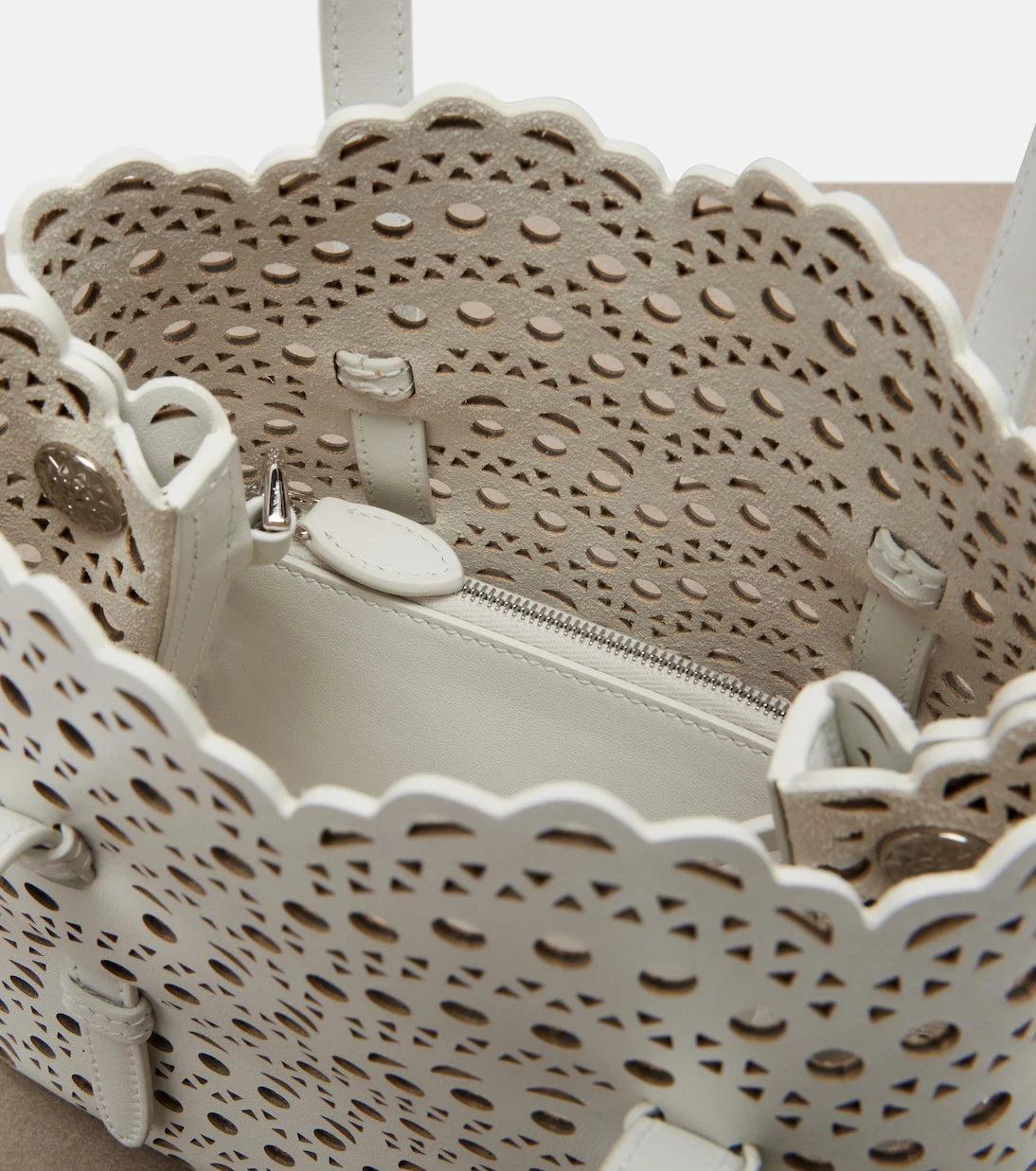 Alaïa - Mina 20 Vienne leather tote bag