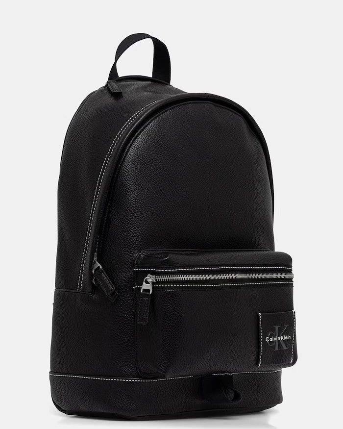 Calvin Klein Erkek Suni Deri Sırt Çantası
