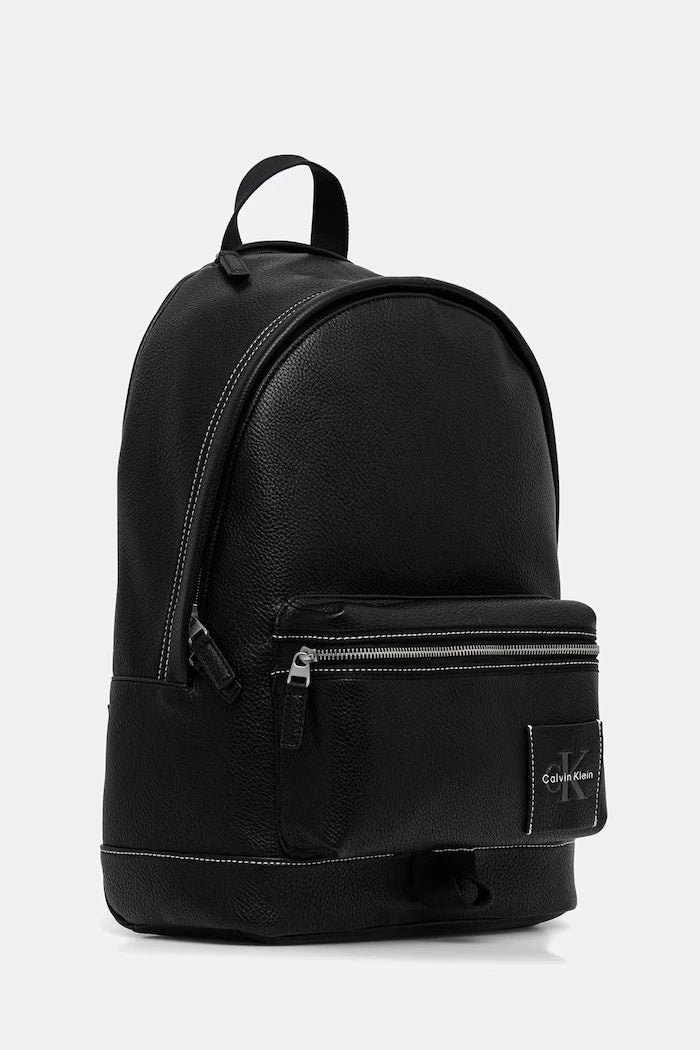 Calvin Klein Erkek Suni Deri Sırt Çantası