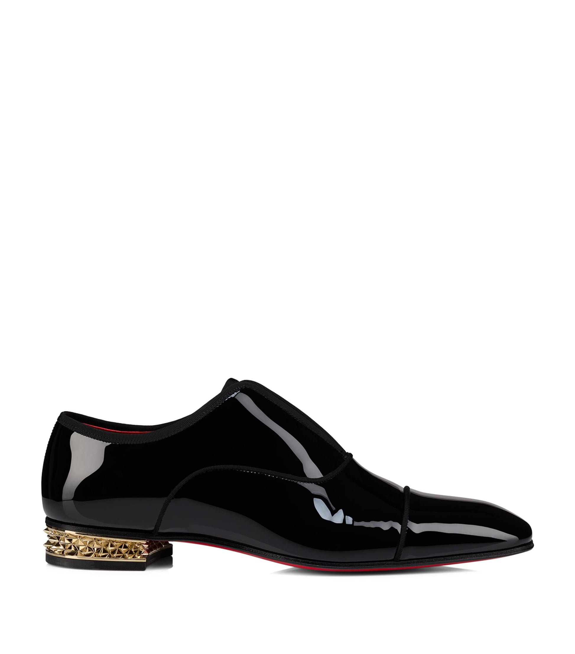 Christian Louboutin Alphamale Rocks Patent Leather Oxford Shoes