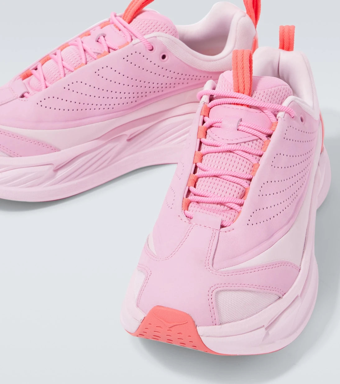 Hoka One One - Elevon X deri ve file spor ayakkabı