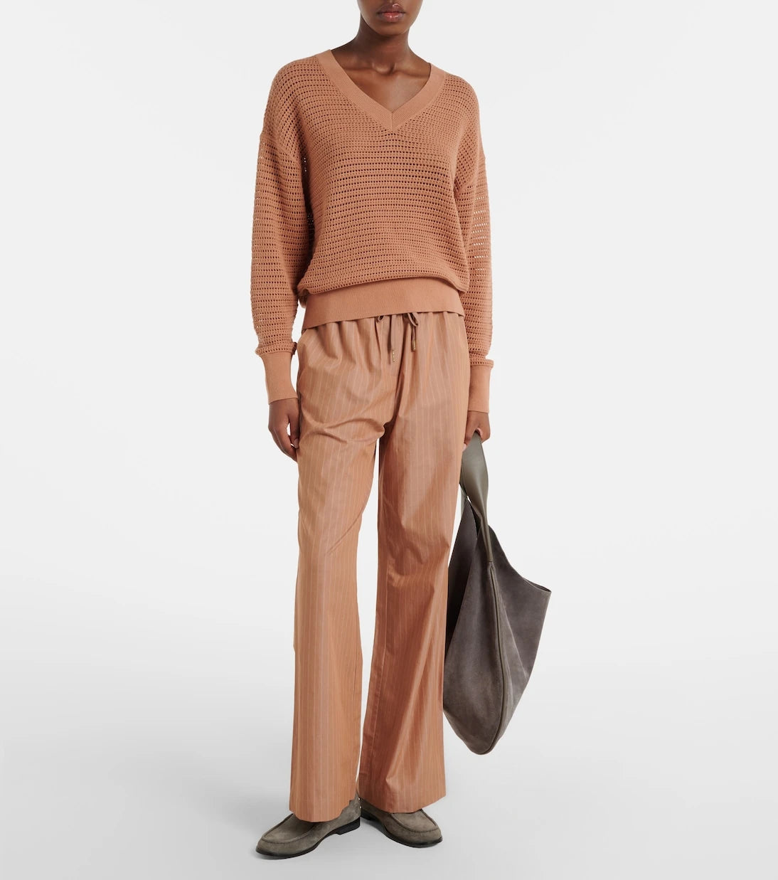Varley - Gaia open-knit cotton sweater