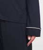 Harrods Navy Jersey Classic Pyjama Set