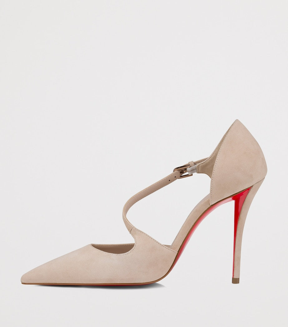 Christian Louboutin Red Miss Ziggyta Pumps 100