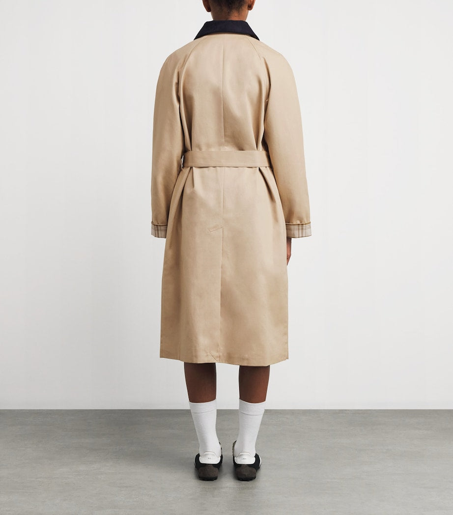 Maje Beige Cotton Trench Coat