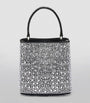 Prada Metallic Satin Embellished Panier Shoulder Bag