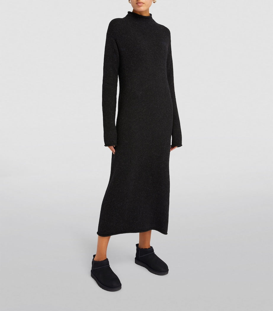 UGG Black Suede Classic Ultra Mini Boots