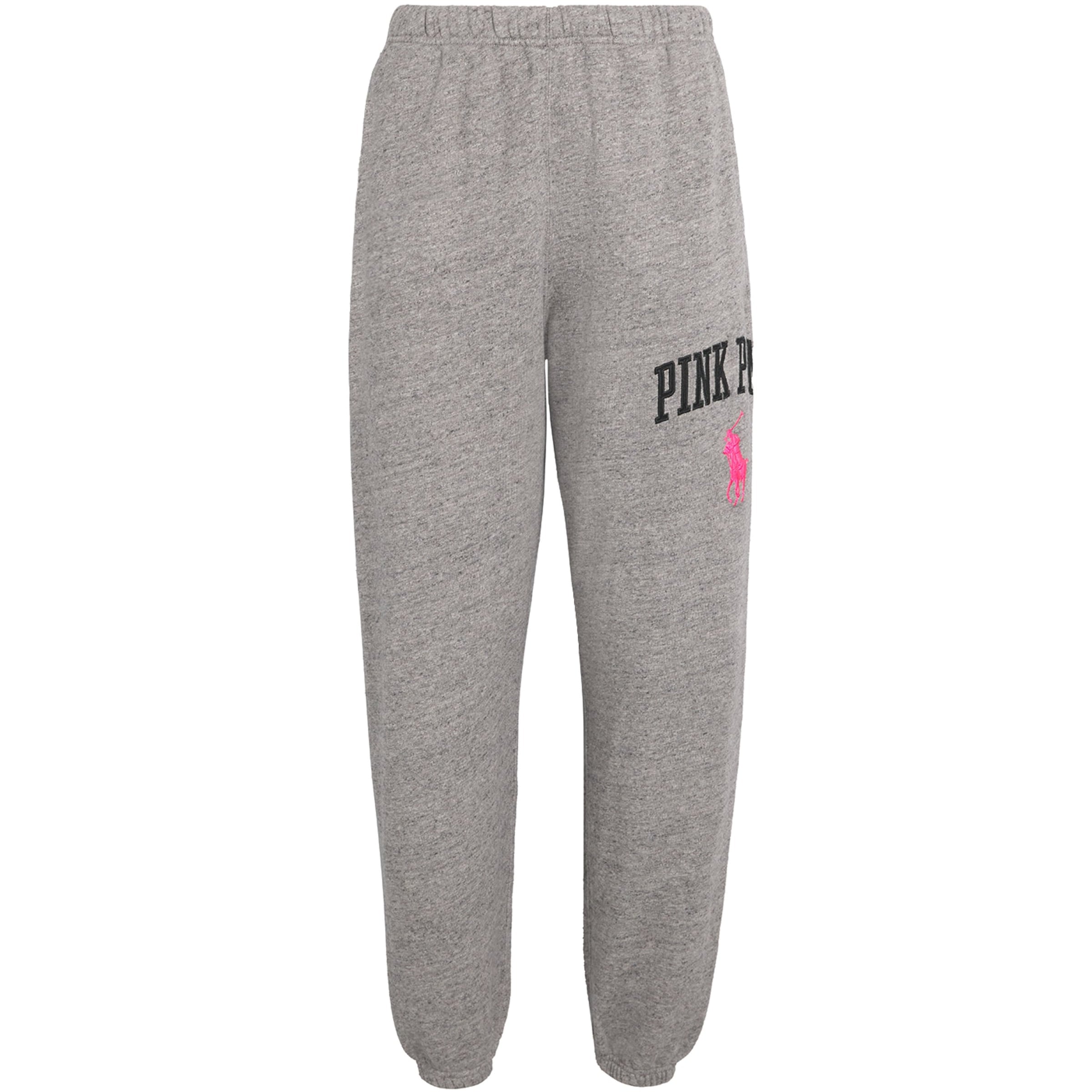 Cotton-Blend Pink Pony Sweatpants DARK VINTAGE HEATHER