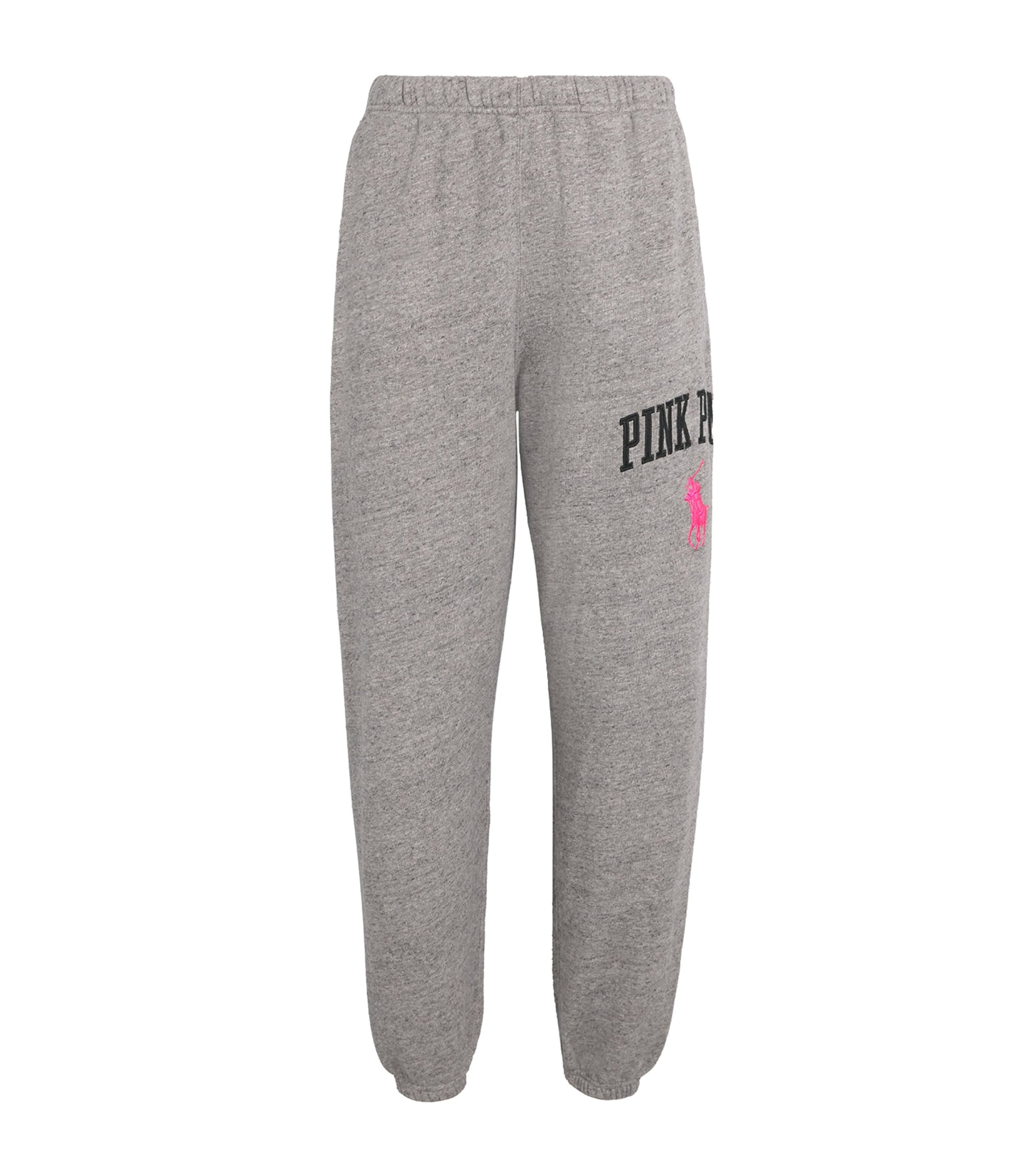 Cotton-Blend Pink Pony Sweatpants DARK VINTAGE HEATHER