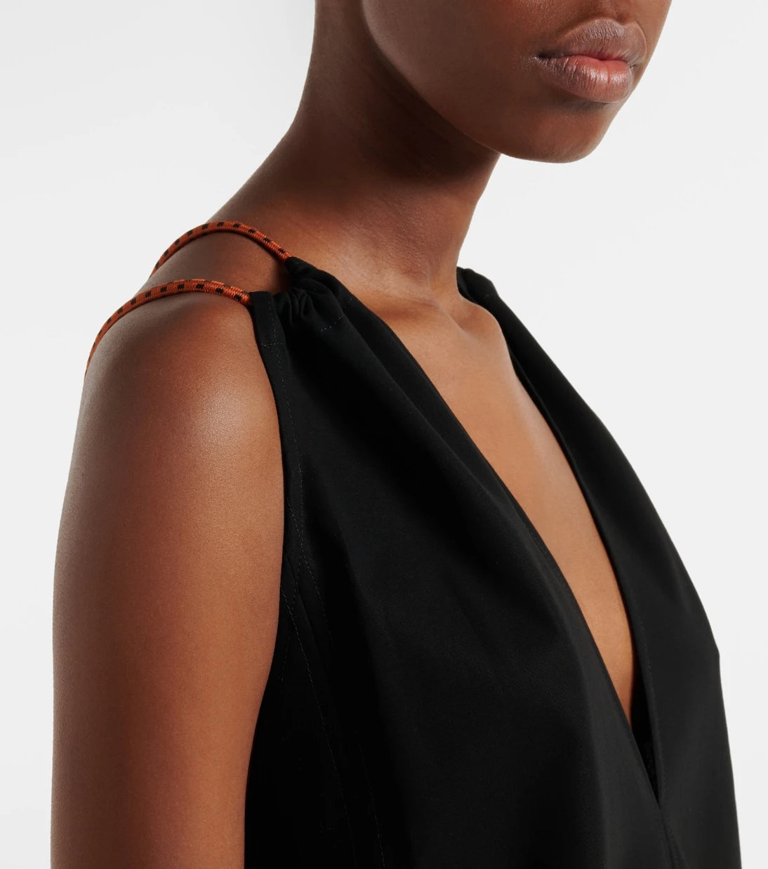 Plan C - Cotton crêpe jumpsuit
