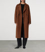 AllSaints Brown Wool-Blend Sellma Coat