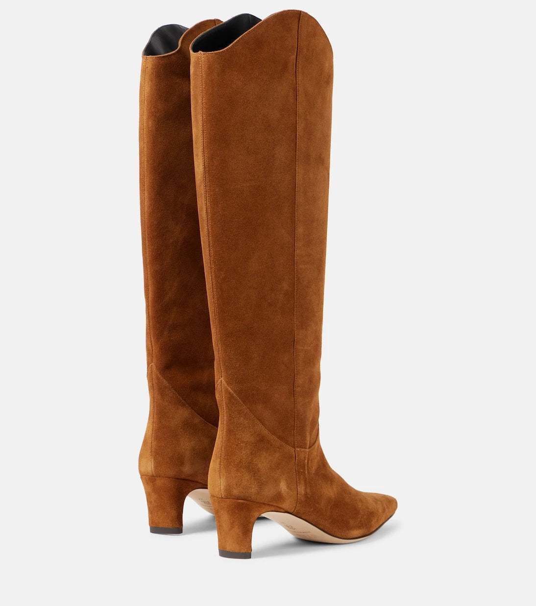 Staud - Western Wally 55 suede cowboy boots