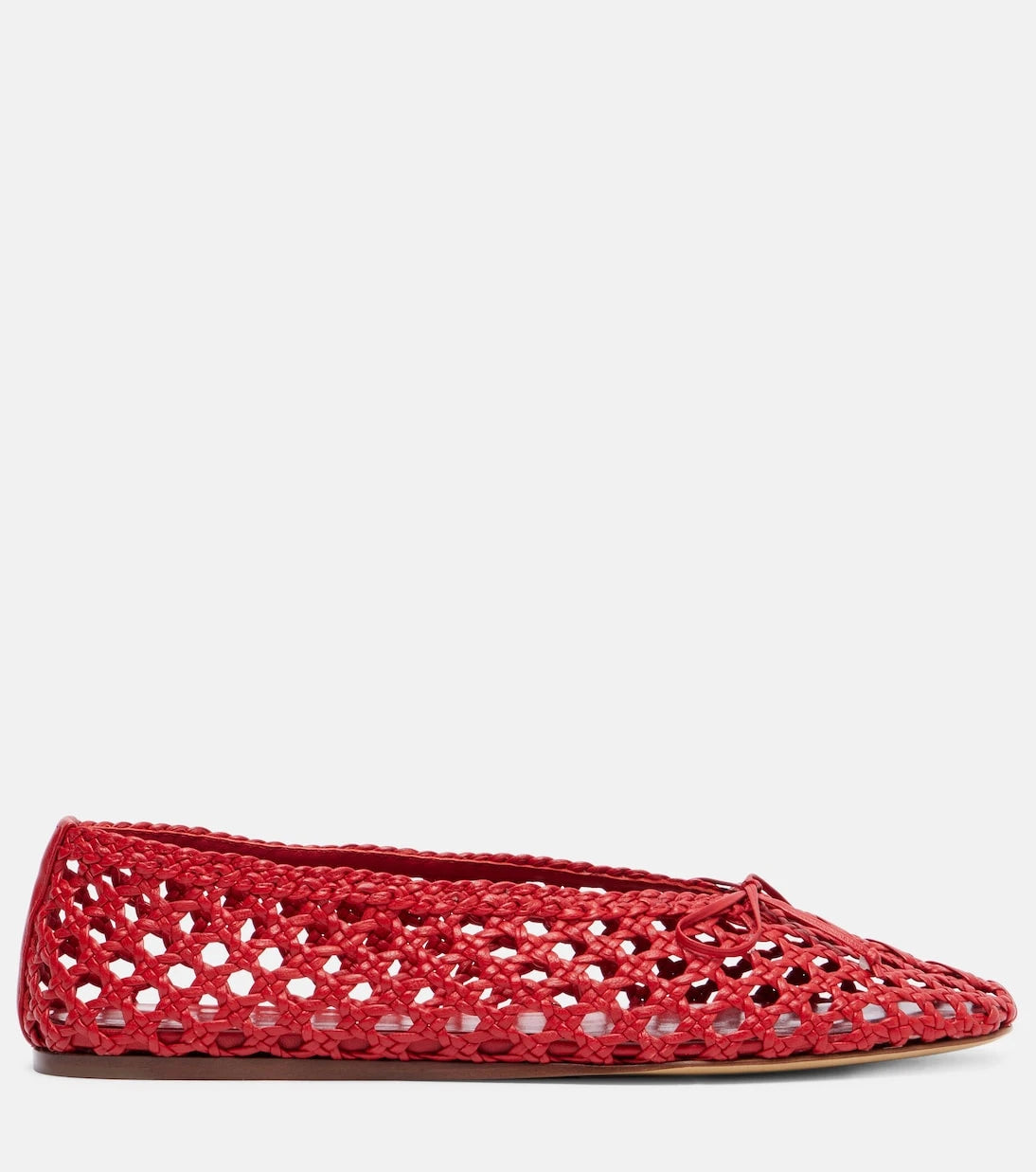Le Monde Béryl - Regency woven leather ballet flats